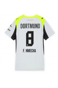 Borussia Dortmund Felix Nmecha #8 Jalkapallovaatteet Naisten Vieraspaita 2025-26 Lyhythihainen